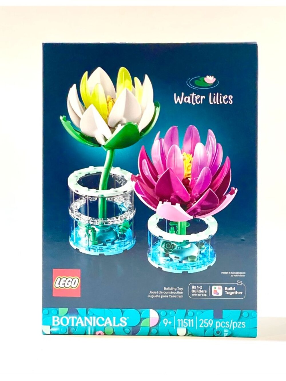 LEGO 11511 Botanicals Water Lilies Flower NIB New in Hand